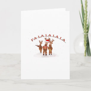 CARTES POUR FÊTES ANNUELLES FALALALA