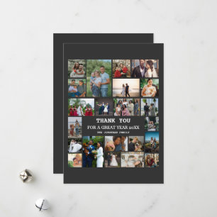 Cartes Pour Fêtes Annuelles Famille de fin d'année 22 Photo Collage