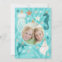 Famille de Noël côtière