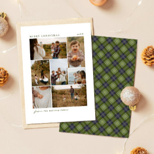 Cartes Pour Fêtes Annuelles Famille de Noël sans temps patiné 7 Photo Collage