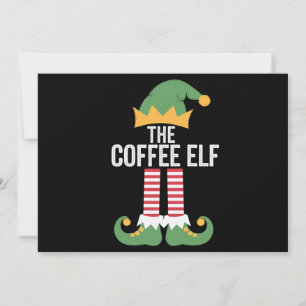 Cartes Pour Fêtes Annuelles Famille d'elfes du café Groupe assorti Noël