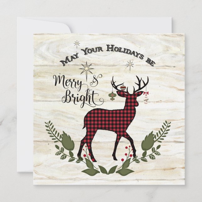 Cartes Pour Fêtes Annuelles Famille Photo Collage Ferme Farmhouse Christmas Wr (Devant)