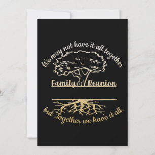 Cartes Pour Fêtes Annuelles Family Reunion