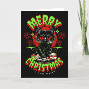 Cartes Pour Fêtes Annuelles Fan Horreur Noël Salutations