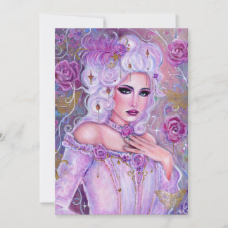 Cartes Pour Fêtes Annuelles Fantaisie d'art valentin rococo par Renee Lavoie