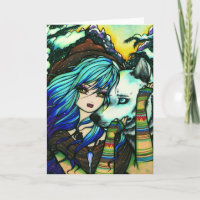 Fantaisie de loup vampire Melissa Art d'hiver