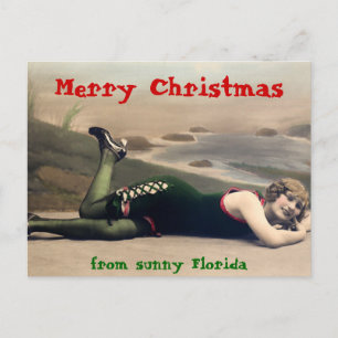 Cartes Pour Fêtes Annuelles Fantaisie maillot de bain Noël de Floride