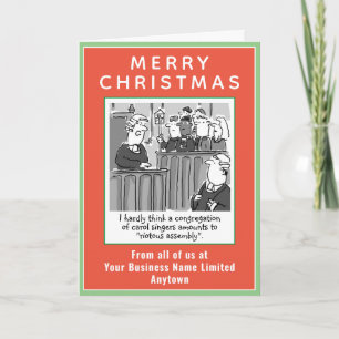 Cartes Pour Fêtes Annuelles Fantastique Entreprise juridique ou juridique Noël