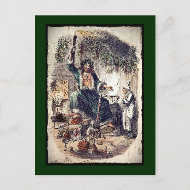 Cartes Pour Fêtes Annuelles Fantôme de cadeau de Noël (Devant)