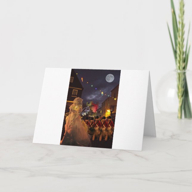 Cartes Pour Fêtes Annuelles Fantôme de Charles Dickens au delà (Devant)