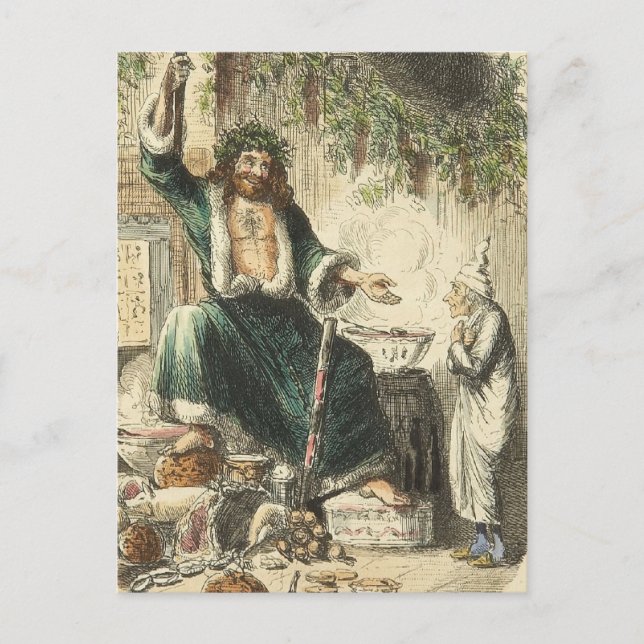 Cartes Pour Fêtes Annuelles Fantôme de Noël présent (Devant)