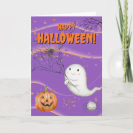 Cartes Pour Fêtes Annuelles Fantôme d'Halloween