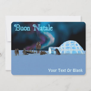 Cartes Pour Fêtes Annuelles Far North Christmas - Buon Natale