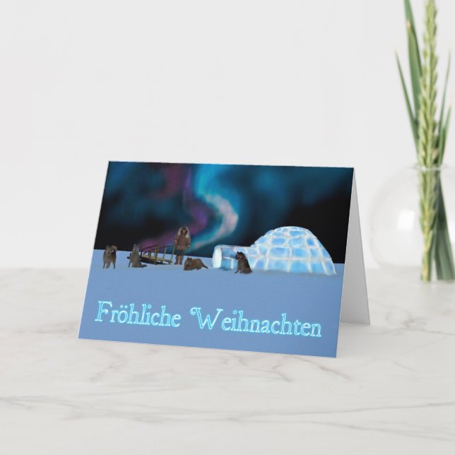 Cartes Pour Fêtes Annuelles Far North Christmas - Fröhliche Weihnachten (Devant)