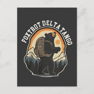 Cartes Pour Fêtes Annuelles FDT résister à l'ours Foxtrot Delta Tango