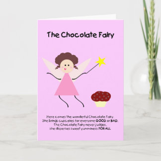 Cartes Pour Fêtes Annuelles Fée au chocolat