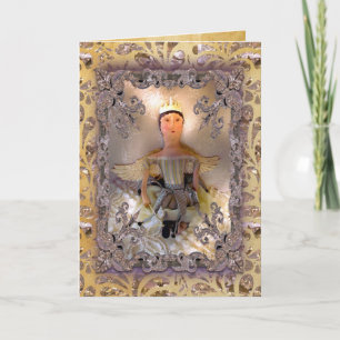 Cartes Pour Fêtes Annuelles Fée de Noël victorienne