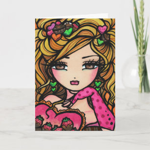 Cartes Pour Fêtes Annuelles Fée de Valentine d'imaginaire "de Selena doux"