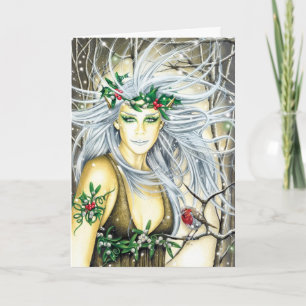 Cartes Pour Fêtes Annuelles Féerie de la Reine de neige de Noël