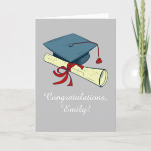 Cartes Pour Fêtes Annuelles Félicitations à l'obtention du diplôme Classic Car