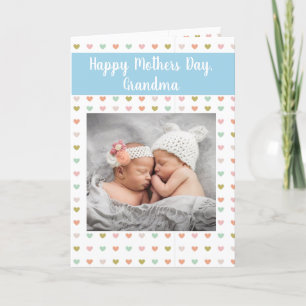 Cartes Pour Fêtes Annuelles Félicitations grand-mère Nouveau bébé