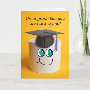 Cartes Pour Fêtes Annuelles Félicitations Papier Toilette Graduate en Humour C