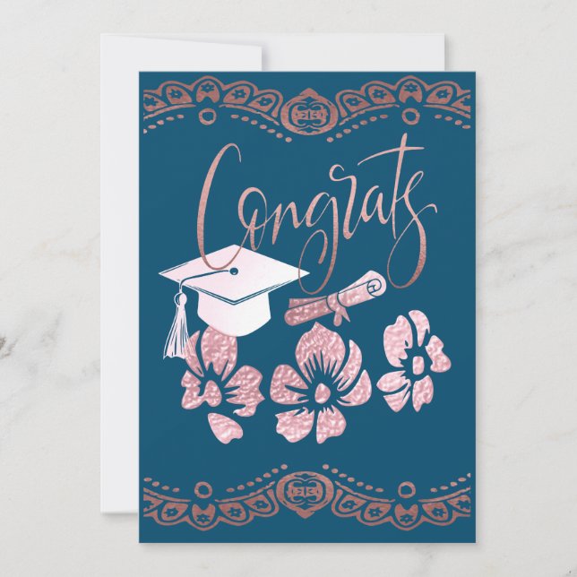 Cartes Pour Fêtes Annuelles Félicitations pour la remise des diplômes :  (Devant)