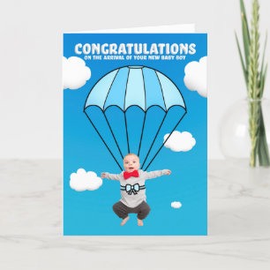 Cartes Pour Fêtes Annuelles Félicitations pour votre nouveau bébé garçon