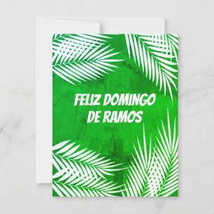 Cartes Pour Fêtes Annuelles Feliz Domingo de Ramos Palm dimanche portugais