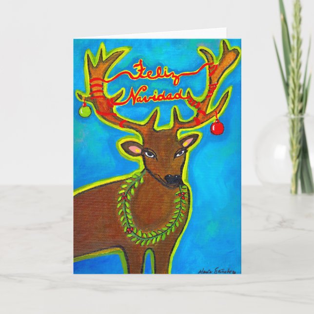 Cartes Pour Fêtes Annuelles Feliz Navidad (Devant)