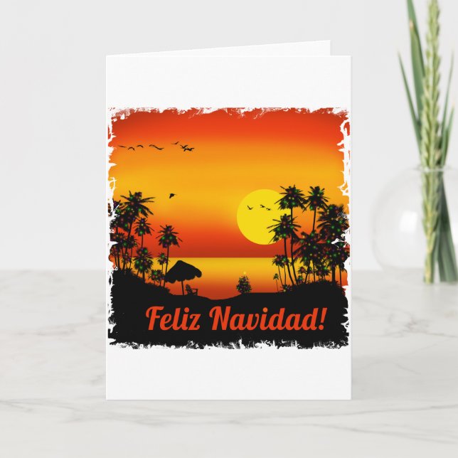 Cartes Pour Fêtes Annuelles feliz Navidad (Devant)