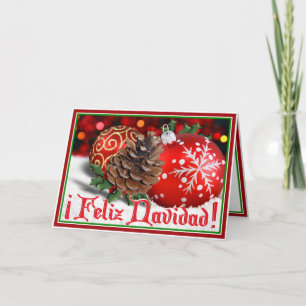 Cartes Pour Fêtes Annuelles Feliz Navidad