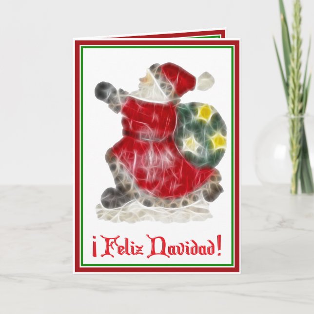 Cartes Pour Fêtes Annuelles Feliz Navidad (Devant)
