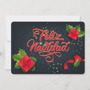 Cartes Pour Fêtes Annuelles Feliz Navidad