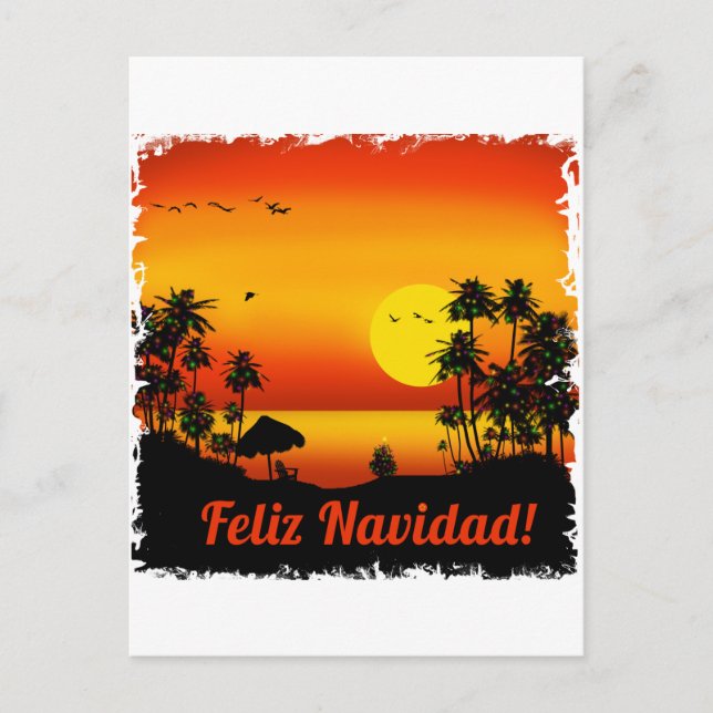 Cartes Pour Fêtes Annuelles feliz Navidad (Devant)