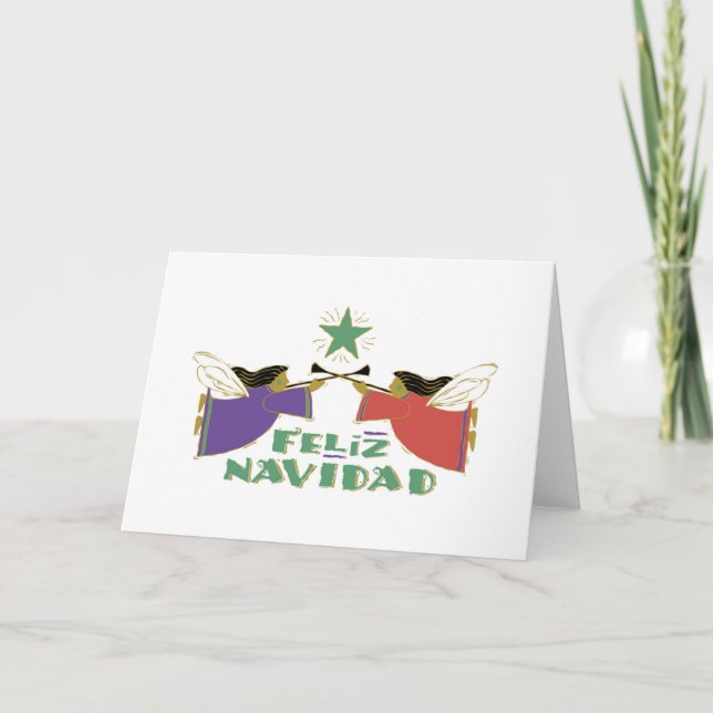 Cartes Pour Fêtes Annuelles Feliz Navidad (Devant)