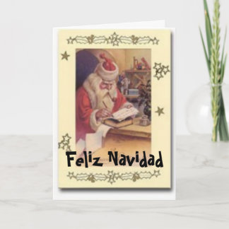 Cartes Pour Fêtes Annuelles Feliz Navidad