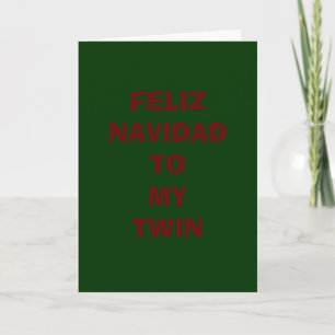CARTES POUR FÊTES ANNUELLES FELIZ NAVIDAD À MA VILLE