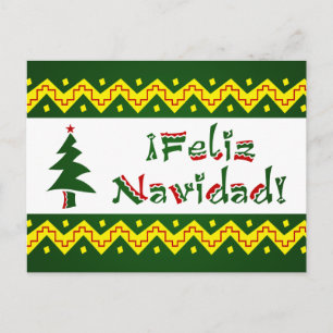 Cartes Pour Fêtes Annuelles Feliz Navidad arriba