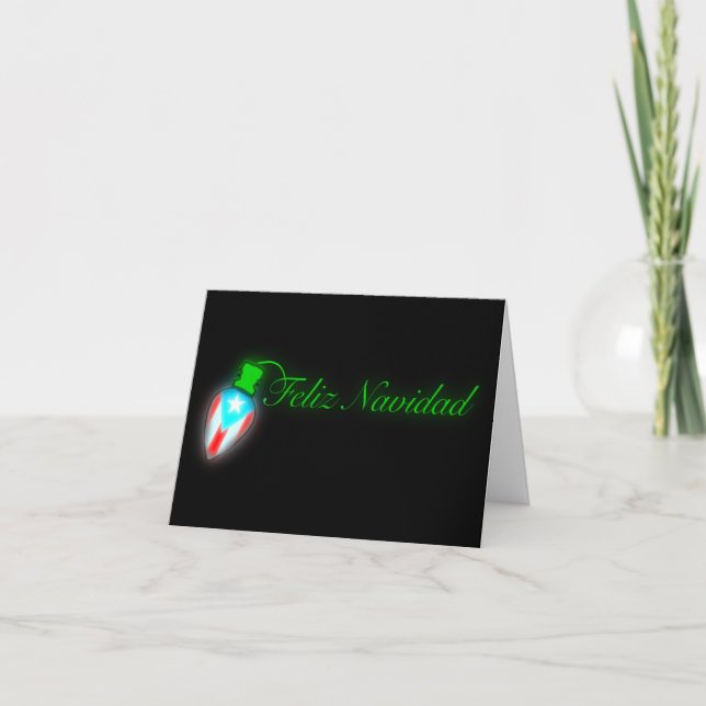 Cartes Pour Fêtes Annuelles Feliz Navidad Boricua Xmas (Devant)