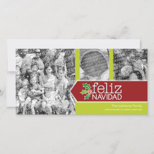 Cartes Pour Fêtes Annuelles Feliz Navidad - collage de 3 photos