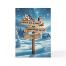Femme Robins de Noël sur un panneau