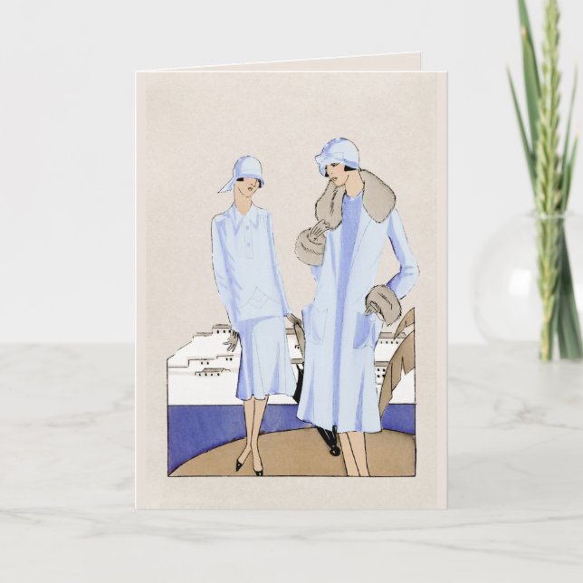 Cartes Pour Fêtes Annuelles Femmes apper (Devant)