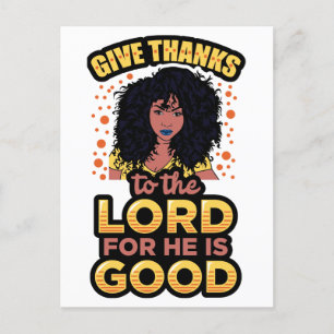 Cartes Pour Fêtes Annuelles Femmes chrétiennes noires, amour de l'église Dieu 