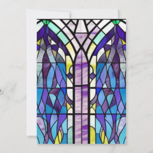 Cartes Pour Fêtes Annuelles Fenêtre Église