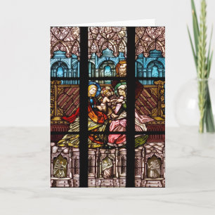 Cartes Pour Fêtes Annuelles Fenêtre en verre tendu