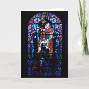 Cartes Pour Fêtes Annuelles Fenêtre en verre tendu