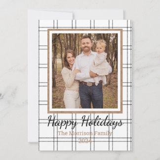 Cartes Pour Fêtes Annuelles Ferme Plaid