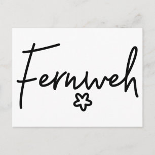 Cartes Pour Fêtes Annuelles Fernweh, Beaux mots allemands, Voyage, Allemagne