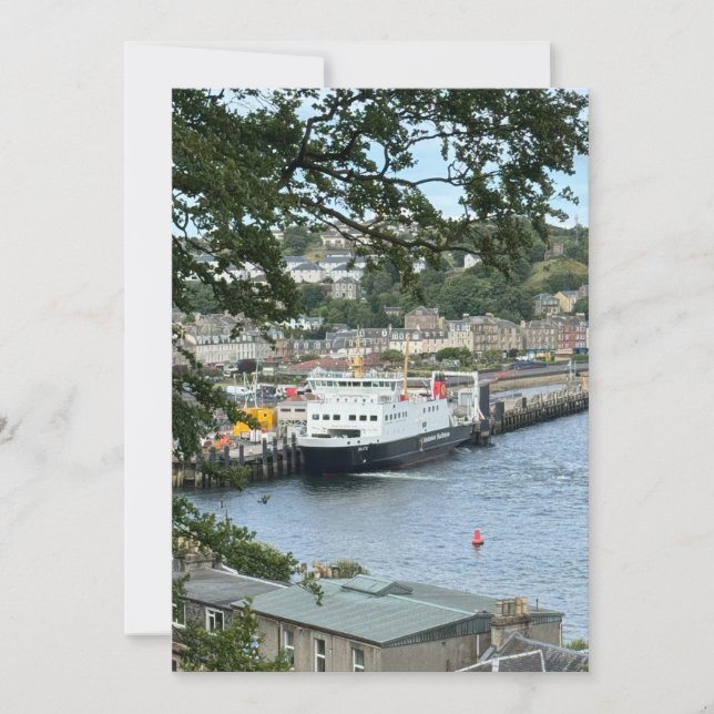 Cartes Pour Fêtes Annuelles Ferry Calmac à Rothesay, île de Bute, Écosse (Devant)
